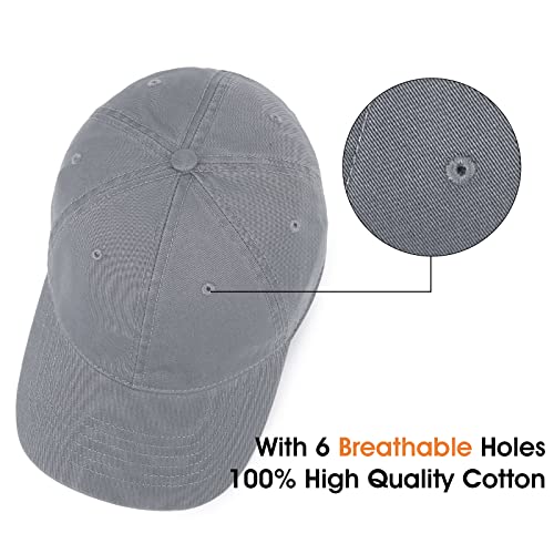 Image of Crazy Era Unisex Cotton Baseball Cap Plain Blank Dad Hat Adjustable Vintage Solid Hat