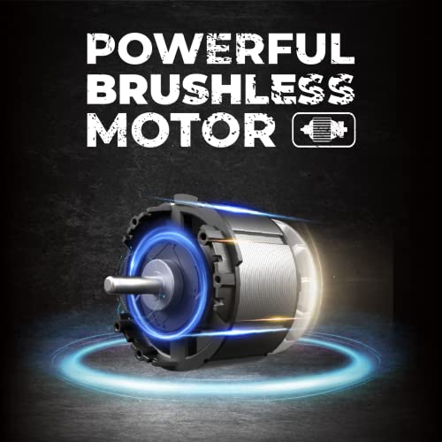 Dongcheng Cordless Reciprocating Saw, 20V Max 0-3000 Spm, 7/8’’ Stroke Length, Brushless Compact Light-Weight Sawzall, 2 * 4.0Ah Battery, With 4 Blades For Wood/Metal/Pvc Cutting, Dcjf22 #TOP3