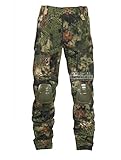 ZAPT Army Military Equipment Hunting Hiking Airsoft Paintball Shooting BDU Pants Combat Tactical Pants with Knee Pads (34, Mandrake)
