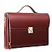 Produktbild Leathario Herren Echtleder Aktentasche Ledertasche Laptoptasche für Business Vintage(Braun4)