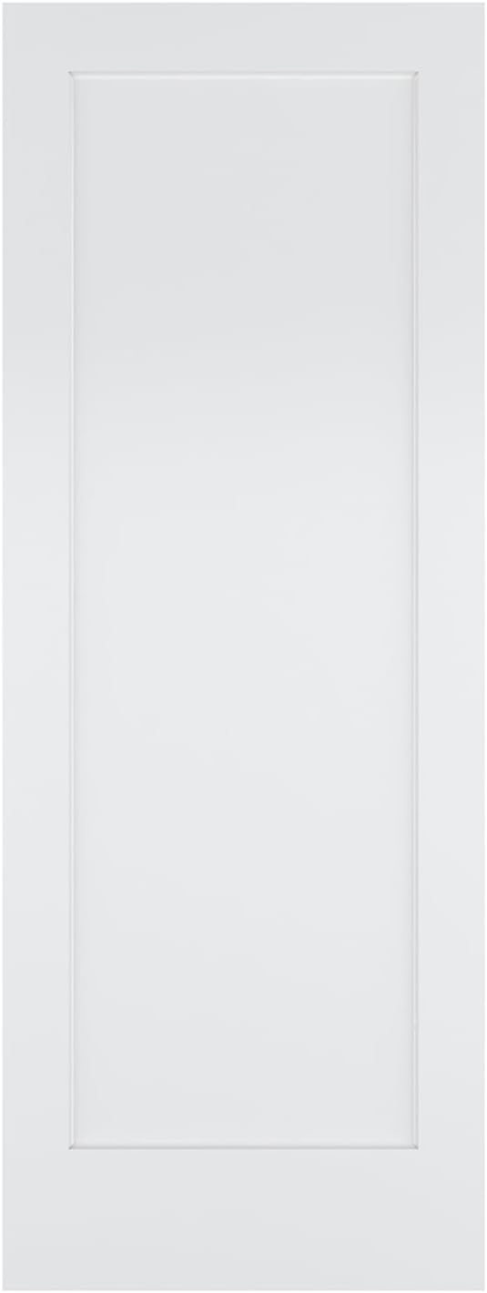 BARNSMITH 30x80 in 1-Panel White Primed Molded Door Slab, Shaker Style Paintable Hollow Core Interior Door Panel, for Pocket, Swing, Sliding Door, Durable and Lightweight, No Assembly Required 30" x 80"