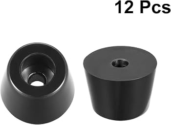 Pieds En Caoutchouc Pare-chocs - 4 Pièces - D12x10xH7mm - Noir - Uxcell - Neuf