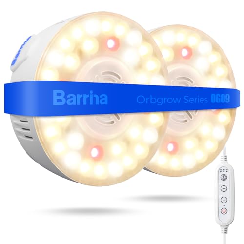 Barrina Orbgrow OG09 Puck Grow Light with Timer, 660nm Red