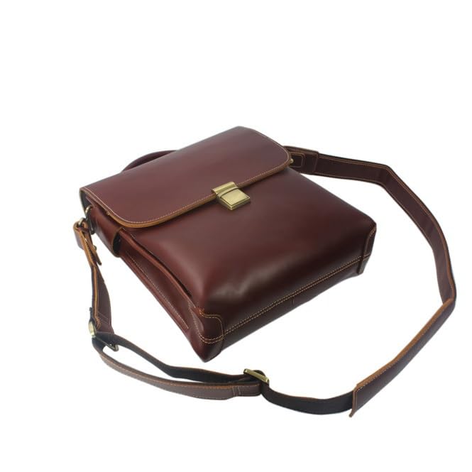 Men Briefcase Portfolio Men Leather Briefcase Handbag Business Bag Attache Case Male Crossbody Bag3