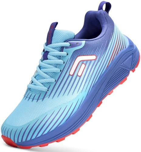 FitVille Laufschuhe Herren Extra Weite Traillaufschuhe Straßenlaufschuhe Breit Sneaker Leicht Sportschuhe Outdoor Schuhe Bequeme Fitnessschuhe Trekkingschuhe