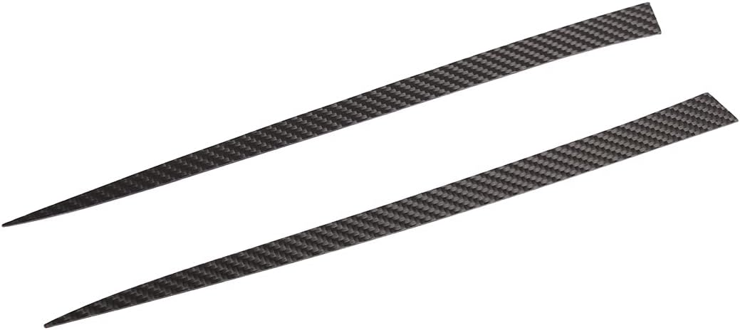 Dry Carbon Fiber Car Front Face Grid Both Sides Sticker Trim Compatible with Toyota Supra GR A90 A91 MK5 2019 2020 2021 2022 2023 2024