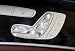 Boobo 2X Ice Out Seat Control Switch Trim Luxury Badge Bling Emblem With Genuine Austrian Crystal For Mercedes Benz E C-Class GLC (with Memory) (Silver)