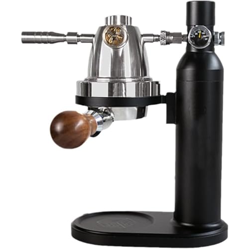 Macchina da caffè pneumatica a pressione variabile, supporto regolabile, scarico rapido per espresso, campeggio, viaggi e uso esterno