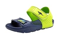 KangaROOS Unisex Kinder Kangaswim Ii Sandale, Dk Navy Lime, 31 EU