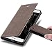 Produktbild Cadorabo Hülle für Huawei P8 LITE 2015 in Kaffee BRAUN - Handyhülle mit Magnetverschluss, Standfunktion und Kartenfach - Case Cover Schutzhülle Etui Tasche Book Klapp Style