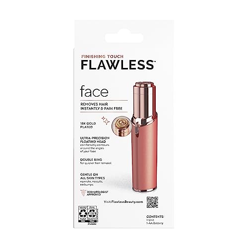 Image of Finishing Touch Flawless Women's Painless Hair Remover, Coral Rose Gold