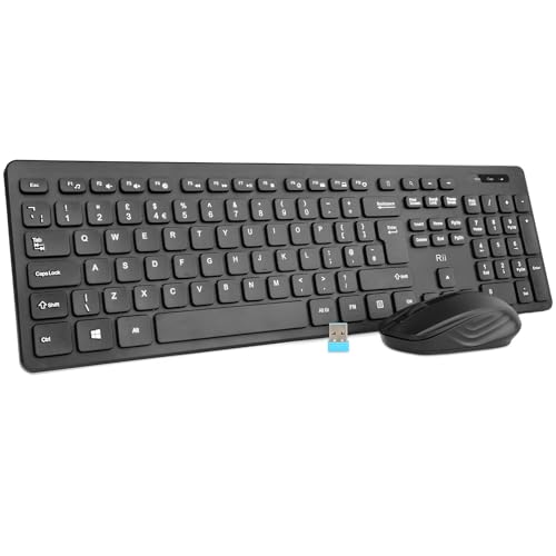 Rii RK200 Wireless Keyboard and Mouse Set