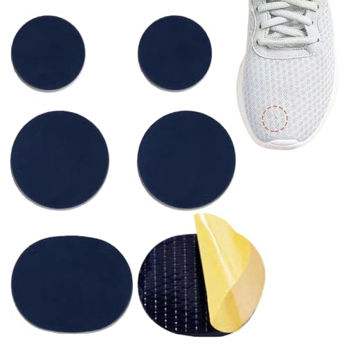 Self adhesive Repair Patches, 6 Stück Schuhabsatz Reparatur Sneaker Loch Reparatur Patch Runden...