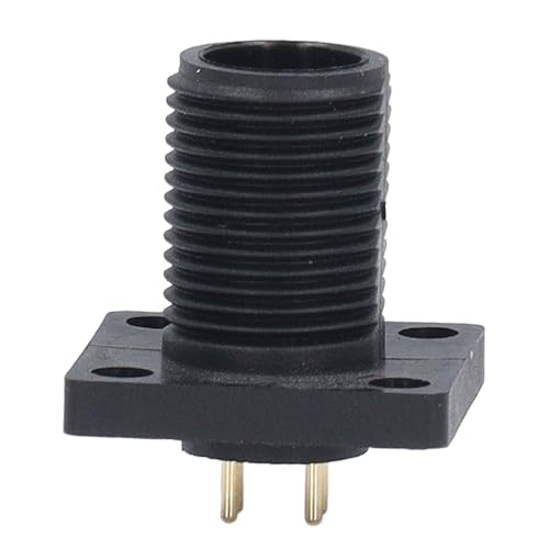 Conector tipo aviation 4 pines IP67 con rosca