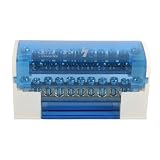 Scatola Distribuzione Guida DIN 11 Posizioni 2 File Monofase 125A 500V Morsettiera Nylon PA 100x50x45mm Classificazione 94V-2 Intervallo Potenza 250-450V Temperatura Lavoro -30-110℃