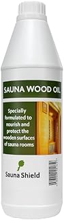 サウナシールドサウナウッドオイル – 1リットル (35オンス) | サウナウッドを保護&栄養 | 溶剤フリー、無香料 100平方フィート以上カバー | 従来型&赤外線サウナ用