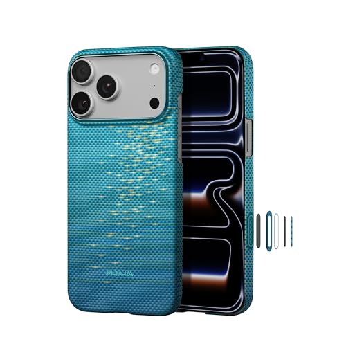 Image of pitaka for iPhone 17 Pro Max Case 6.9 inch, Caseless Feeling, Glints of Gold