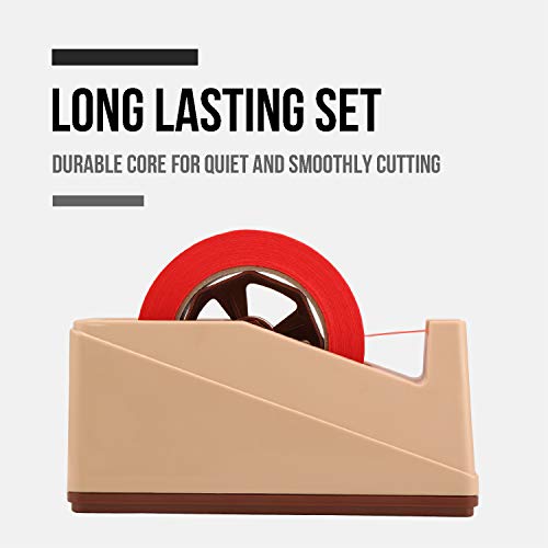 Lichamp Desktop Tape Dispenser Holder with Large 3 inch Core for Masking Tape, Heat Transfer Tape Sublimation, Painters Tape, Freezer Tape and Kitchen Tape - Thumbnail 7