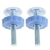 2 Stück Gewindestange M10x60mm für Kindersicherheitsgitter, PVC