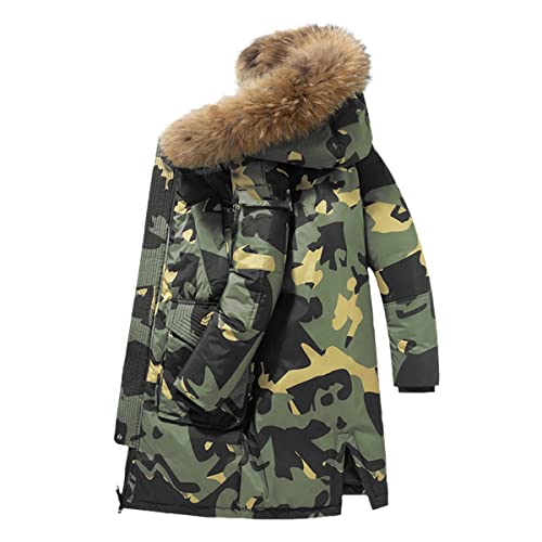 Veste de ski duvet de canard blanc homme manteau chaud résistant froid
