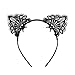 Produktbild Sexy Lovely niedliche Haarband Schwarz Spitze Katze Ohren Kopfband Haar Zubehör für Weihnachten Masquerade Party Cosplay Kostüm Accessory