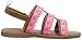 OshKosh B'Gosh Baby-Girl's POCA Pom Sandal, Brown, 8 M US Toddler