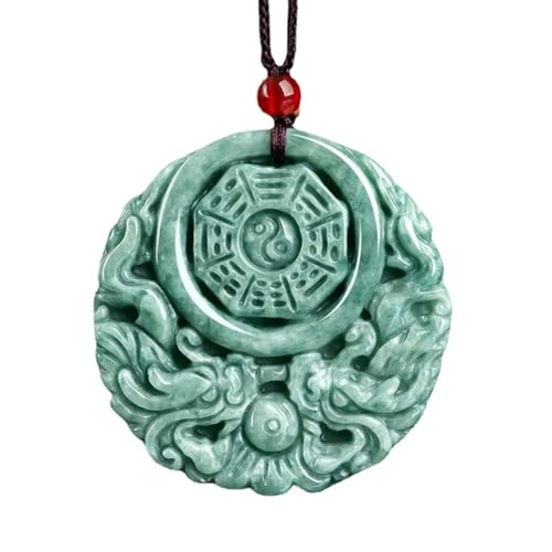 Bijoux pendentifs colliers jadéite sculpté fleur de jade dragon naturel