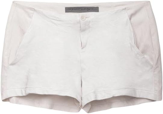 Raquel Allegra Ivory Leather Combo Shorts (0)