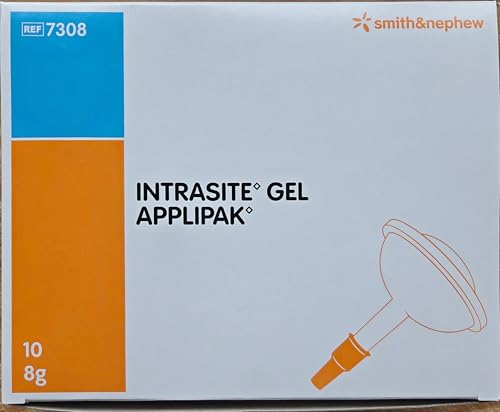 Intrasite 7308 - Apósito de gel para heridas, 8 g, paquete de 10 unidades
