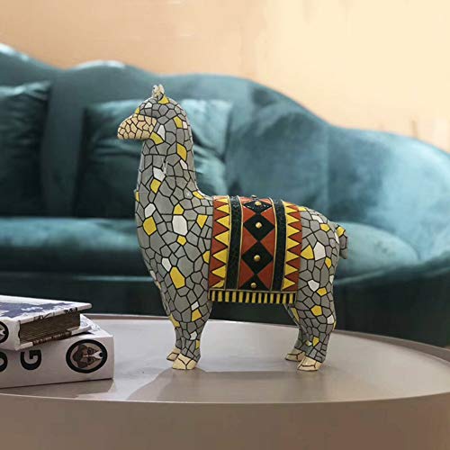 Sculpture artisanat en résine d'alpaga au design épuré chic - 4