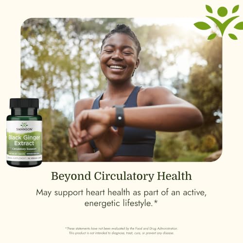 Swanson Black Ginger Extract Capsules