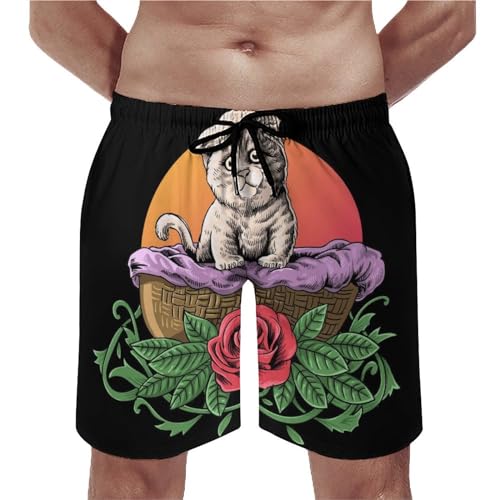 Maillot de bain séchage rapide chat pour vos vacances à la plage
