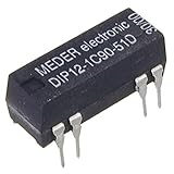 Hersteller: Meder DIP121C9051D Reed-Relais 12V= 1xUM 500 Ohm +Diode parallel