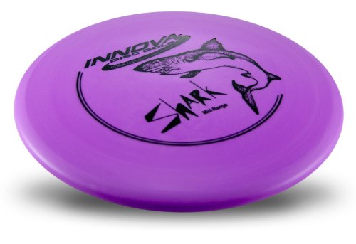 INNOVA Shark 170-175g DX Plastic Midrange Disc Golf Disc Unisex Purple Right Handed Oversize Grip Iron Golf Club Beginners to Intermediate Players