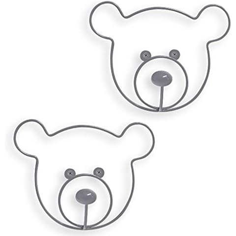 Balvi Patère Ours Gris Lot de 2 Cover