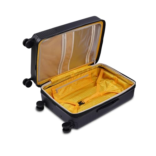 Image of VENTEX Hard Luggage Trolley Bag (Black, Set of 2 (20-Inch + 24-Inch))