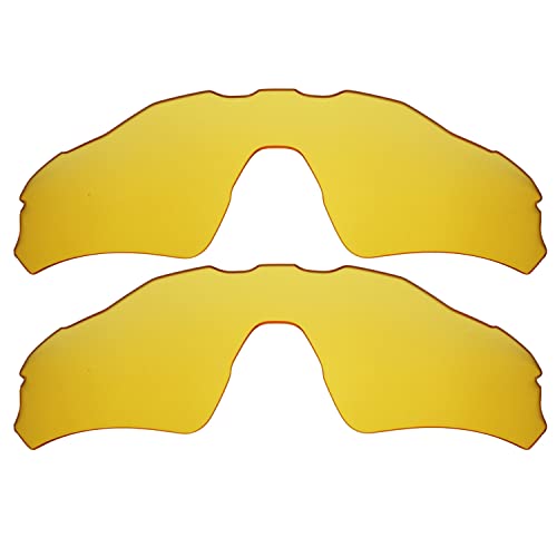 Verres compatibles Oakley Radar EV Path transparent jaune polarisé de rechange