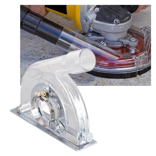 Cubierta antipolvo for amoladora angular de 100 y 125 mm con adaptador para disco de sierra 3