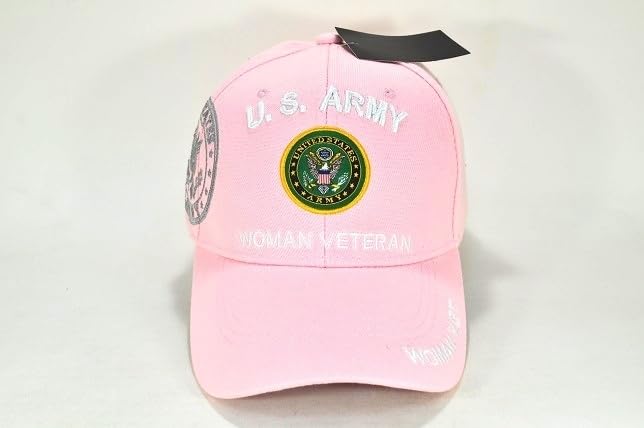 U.S. Army Woman Veteran M1228 Shadow Ladies Cap Rosa Ajustable miniatura 1