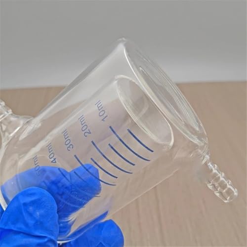 Bécher double couche isolant en verre de laboratoire pour expérience stable