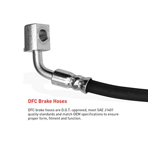 Image of DFC Rear Left Brake Hose| Fits 2015-2017 Chrysler 200 | 350-39065