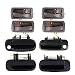 AUTEX 4pcs Interior + 4pcs Exterior Door Handles Front Rear Left Right Compatible with Toyota Camry 1992 1993 1994 1995 1996 Door Handles 77619 1150407 77386 77401 80493 80486