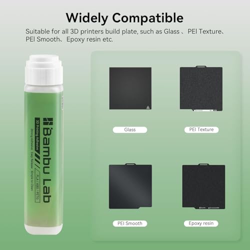 Build Plate Glue 60ML, Compatible with Bambu Lab A1/P2S/A1 Mini/P1/X1 PLA/ABS/PETG/PC/PA/TPU Filament, Strong Adhesive Heatbed PEI Steel Plate Liquid Glue Reduce Warping - Image 7
