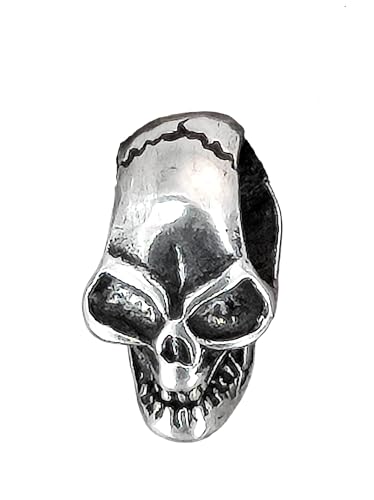 Kiss of Leather Pendentif tête de mort en argent sterling 925 N° 34