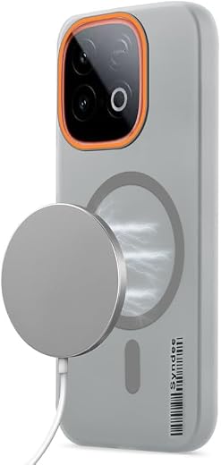 Mr. Case Back Case for iQOO Neo 10 5G Sleek Frosted Translucent Back Only Compatible with Wireless Magnetic Accessories | ...