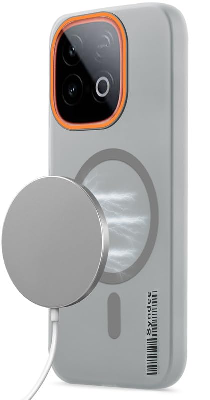 Mr. Case Back Case for iQOO Neo 10 5G Sleek Frosted Translucent Back Only Compatible with Wireless Magnetic Accessories | ...