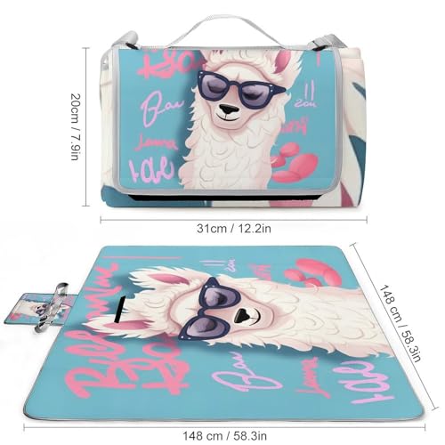 Tapis de pique-nique pliable et imperméable au format extra large - 4