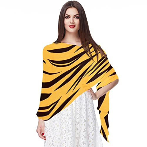 Foulard en mousseline de soie léger motif vache imprimé multicolore fluide