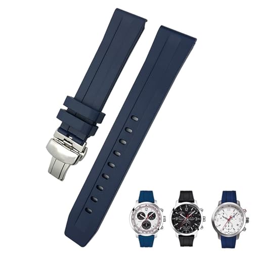 Bracelet de montre en silicone pour Tissot Le Locle, élégance étanche boucle papillon