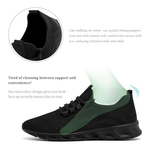Womens Walking Shoes Casual Slip On Tennis Running Sneakers Lightweight Breathable Non Slip Workout Athletic Gym Cross Training Trainers4
